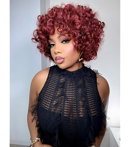 Amazon.com : 7 Packs Auburn GoGo Curl Crochet Hair 10 Inch Copper